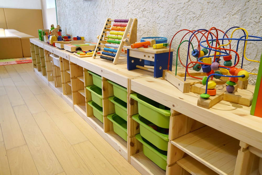 Interior of nursery classroom