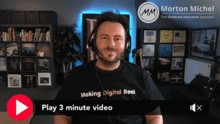 Gif of Mike Roberts from Making Digital Real as he is about to share his tip of the month