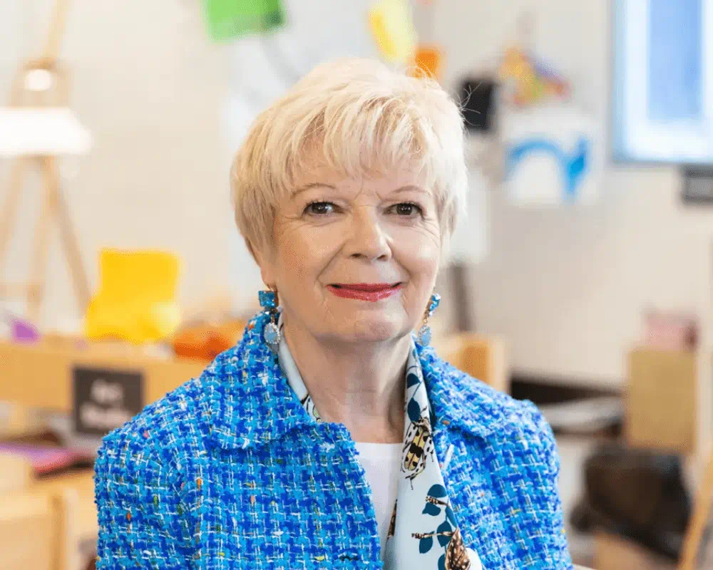 Portrait of early childhood pedagogy expert Sue Robb