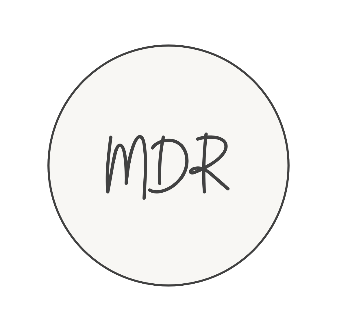 Making Digital Real logo in roundel with frame