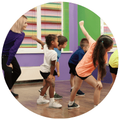Kids dancing