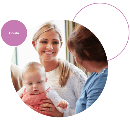 Doula insurance - image showing smiling mother and baby