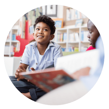 Children reading